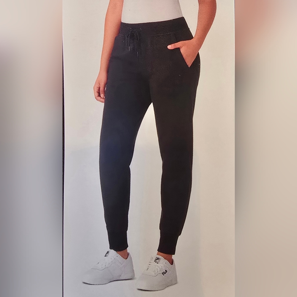 Women's Fila Black Jogger Pants SIze Large